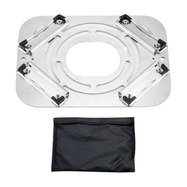 Imagem de rockible Chapa Anti-escaldante para Chaminé de Tenda, Sem Perfuração, para Cabanas de Madeira, Estufas E áreas Externas