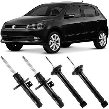 Imagem de 4 Amortecedor Gol G5 G6 G7 2008 a 2018 Dianteiro Traseiro Cofap