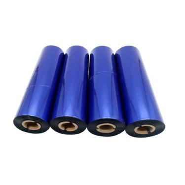 Imagem de 20 Rolos Ribbon Resina 110x74m R100 p/ Impressora Térmica Zebra ZD220 