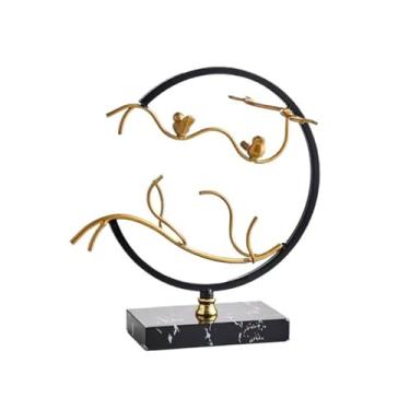 Imagem de Rack de armazenamento de vinho decorações de armário de vinho enfeite de rack de vinho aparador criativo aparador simples suporte de copo prateleira de exibição de garrafa de vinho (cor: B)