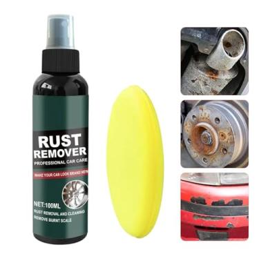 Imagem de Removedor De Ferrugem Para Metal, Spray De 100ml Para Remover Riscos E Manchas De Carro, Para Dobradiças Rodas Torneiras Grades Automotivas Parafusos Ferramentas Eixos Pintura Garagem
