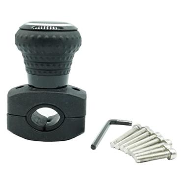 Imagem de ZOK 77700-01540 Puxador giratório de volante de luxo universal para tratores Kubota John Deere, cortadores de grama, empilhadeiras, carro, caminhão, barco etc.