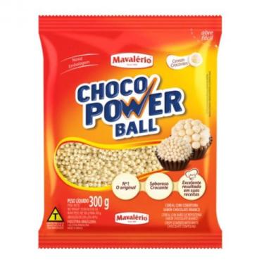 Imagem de Choco Power Ball Micro Branco 300g - Mavalerio
