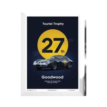 Imagem de Pôster Retrô De Carro Clássico, 24 Horas De Le Mans, Arte De Parede, P