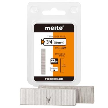 Imagem de meite Pregos de Pino de Calibre 23, Aço Inoxidável 304, 0,9 cm, 1.500 Unidades, para Pistola de Pregos, Marcenaria e Artesanato