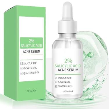 Imagem de Sérum para tratamento de acne com 2% de ácido salicílico e niacinamida-centella asiática, óleos reparadores faciais para peles sensíveis e propensas a acne, tratamento de manchas de acne, cuidados com