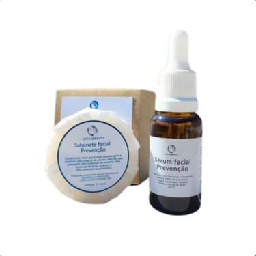 Imagem de Kit Clareador - Sérum e sabonete facial em Barra Prevenção Antimarcas