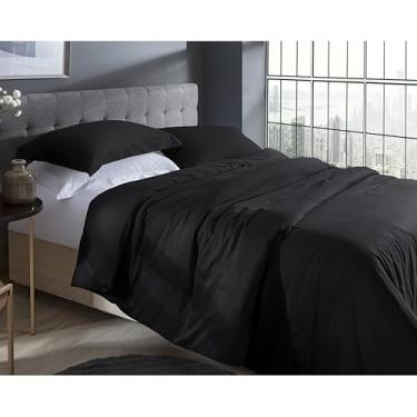 Imagem de Capa de Edredom Kacyumara Satinée 300 fios - 100% Algodão Egí­pcio - Queen - Preto 4246