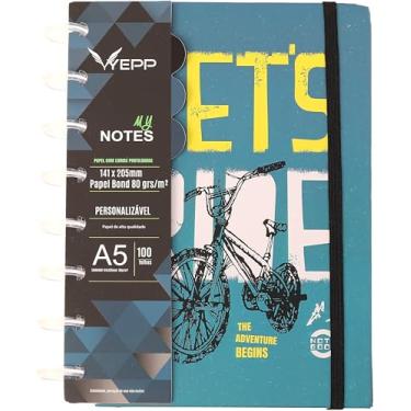 Imagem de Caderno Com Discos 100 Folhas Pautadas De Tamanho A5 14,1 * 20,5 CM (BICICLETA)