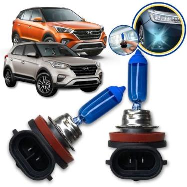 Imagem de Lampada Super Branca Farol de Milha H11 8500k Hyundai Creta - Tech-One
