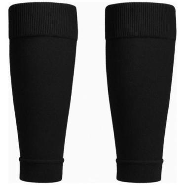 Imagem de Canelito Meia de Proteção Esportivo Sem Pés Futebol Ciclismo Corrida R