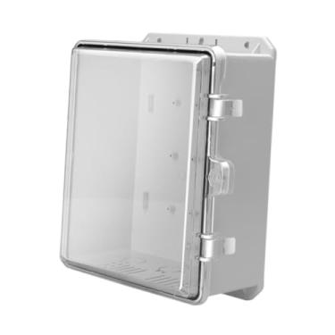 Imagem de KiBcsLic Caixa de junção elétrica à prova d'água, resistente às intempéries, com tampa transparente para projeto de energia residencial para hotéis e