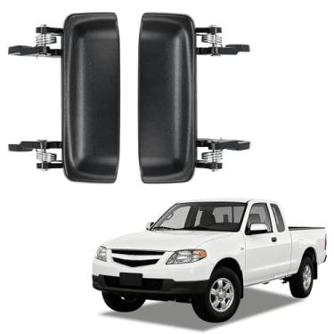 Imagem de JDMEXEV Maçanetas externas dianteiras do motorista e do passageiro compatíveis com Ford Ranger 2001-2011, Mazda B2300 01-10, B2500 01, B3000 01-08, B4000 01-10 Substituição para 2L5Z1022404BAA Metal