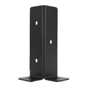 Imagem de FTVOGUE Suportes de Base Base do Convés Ajustável 4pcs Base de Postagem de Metal Pesado para a Caixa de Correio de Pérgola de Cerca de Madeira Com 2,7 Mm de Espessura de Liga de