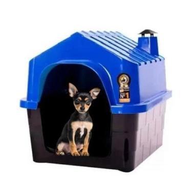 Imagem de Casa Casinha de Cachorro Durapets Durahouse N1 - Dura Pet's, AZUL
