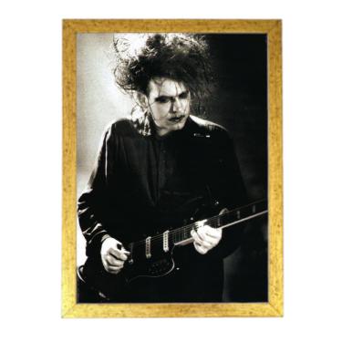 Imagem de quadro poster com moldura rock indie the cure DRD8132