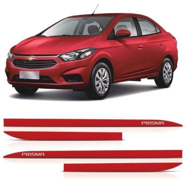 Imagem de Friso Lateral Prisma Vermelho Carmim