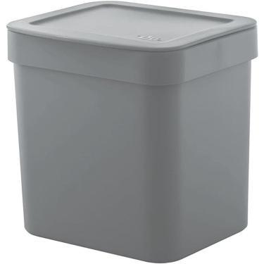 Imagem de Lixeira para pia da cozinha Ou 2,5L Linha Trium Cinza