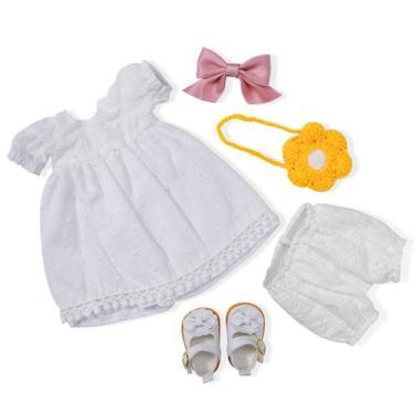 Imagem de Conjunto de roupas para bonecas BlissfulPixie feito à mão Waldorf 30 c