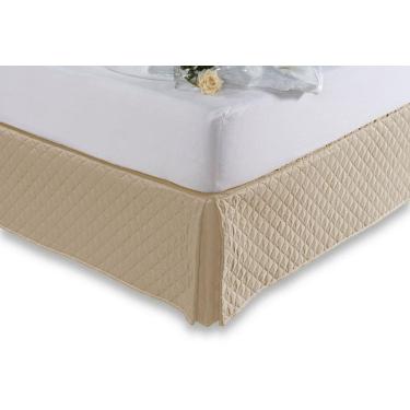 Imagem de Saia Cama Box Queen Matelasse Ultrassonico Forro E Babado