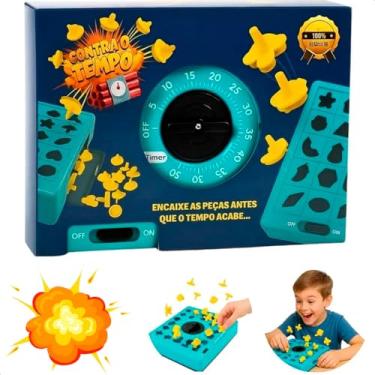 Imagem de Jogo Contra O Tempo Relógio 50 seg Blocos De Montar!