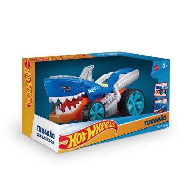 Imagem de Hot Wheels Carros Tubarao Com Luz e Som - BR2483