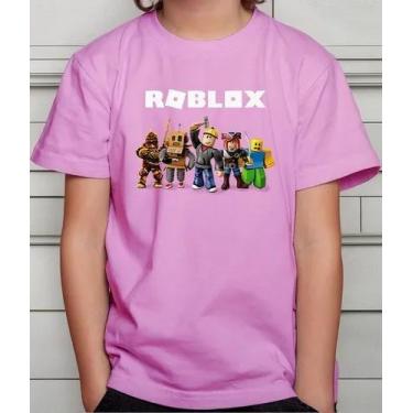 Imagem de Camiseta Camisa Infantil Juvenil Gamer Roblo ox Menino Menina 100% Alg