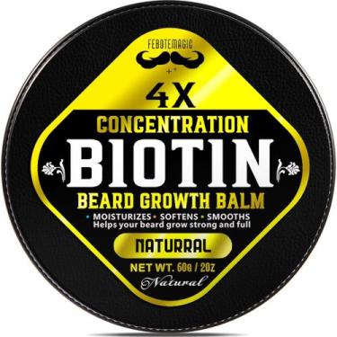 Imagem de Bálsamo de crescimento de barba FEBOTE Biotina Condicionador 60mL para