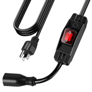 Imagem de Cabo de extensão Makevivi Waterproof Switch de 1 m para estéreo vintag