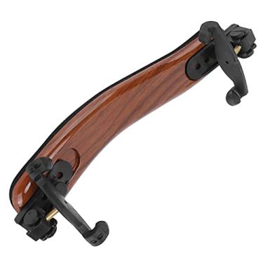 Imagem de RiToEasysports Almofada de Descanso de Ombro para Violino Com Formato Micro S e Haste de Suporte Suavemente Curvada, Adequada para Homens e Mulheres, Plástico + Material de Bordo (3/4-4/4)