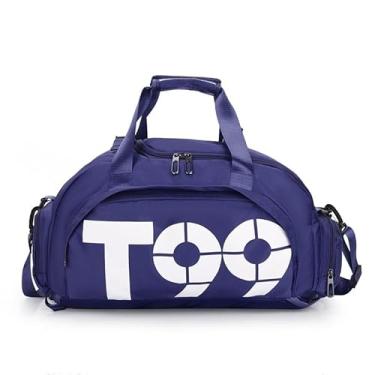 Imagem de Bolsa Mala Esportiva Mochila Costa Transversal Fitness Treino Futebol Academia impermeável(azul marinho)