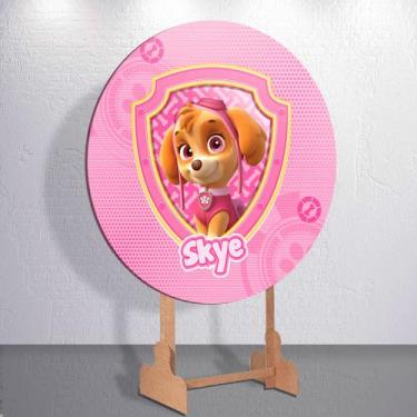 Imagem de Capa p/ Painel Festa Decoração Infantil Patrulha Dog Salvadoral Redond
