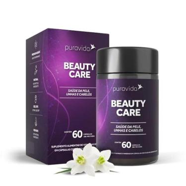 Imagem de Beauty Care Pele Unha Cabelos 60 cáps 500mg Puravida-Unissex