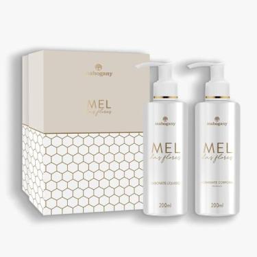 Imagem de Kit Caixa Mel das Flores Sabonete Líquido e Hidratante Desodorante Cor