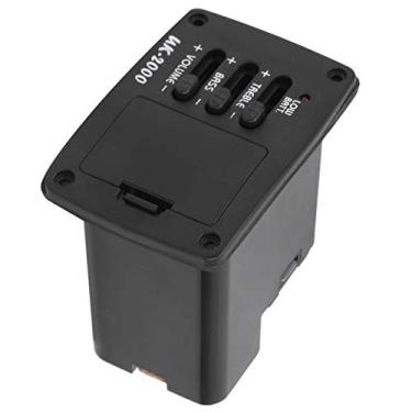 Imagem de RiToEasysports Instrumentos Musicais Suprimentos Bassalto Equalizador de Voz Captador de Guitarra ± 12db para Tocadores de Ukulele Preto