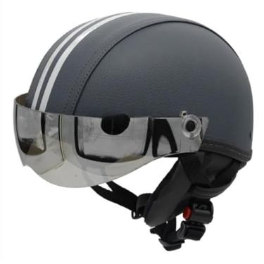 Imagem de Capacete Scooter Elétrica de Bike Skate Viseira Silver(Grafite,G - VESTE 59/60)