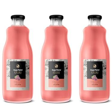 Imagem de Suco de Uva Rose Integral Hugo Pietro Nobre Colheita (1 L, SEM GLUTEN) (3 Unidades)