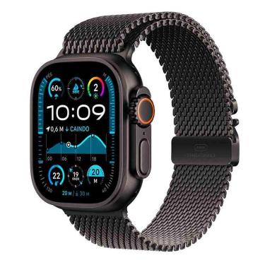 Imagem de Smart Watch Ultra 49mm + Pulseira Milanese Preta-Unissex