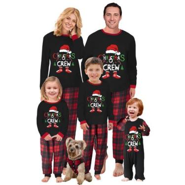 Imagem de Conjuntos de pijamas de Natal para família OakFashion Xmas Jammies Hol
