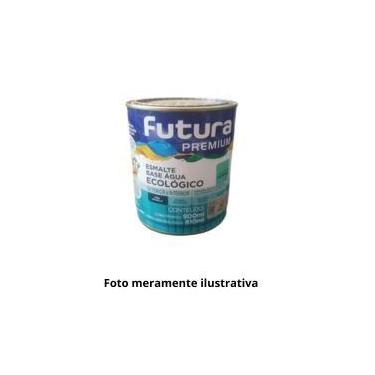 Imagem de Esmalte Base Água Ecológico Branco Acetinado 900ml FUTURA