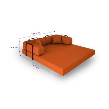 Imagem de Sofá Cama Inteligente Dormus 180 cm Bouclé Nice Modular - CIALAR MÓVEI