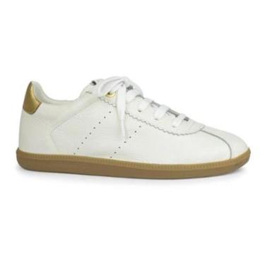 Imagem de Tênis Feminino Giulia Domna Casual Couro Branco - 097007-Feminino