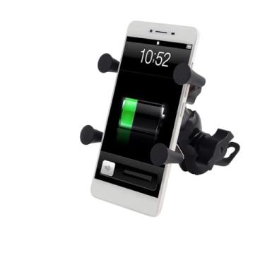 Imagem de Suporte de Celular para Moto com Carregador USB, Kit 2 Unidades, para Entregadores Ideal para Motoboy Ifood Uber