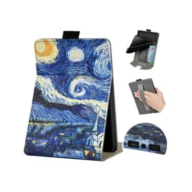 Imagem de Akacy Capa protetora de couro PU para Kindle Paperwhite 6.0 polegadas 11ª geração lançada em 2022/2024 (Modelo: C2V2L3/RS23CV) vem com alça e suporte (3)