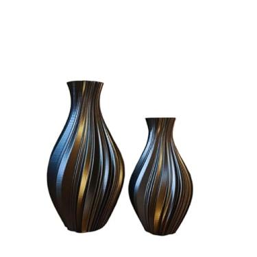 Imagem de Vasos Decorativos Vortex Vaso Decoração Sala Mesa Quarto(Preto)