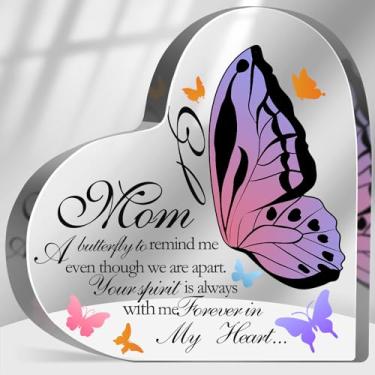 Imagem de Memorial Gifts for Loss of Mom Acrylic Keepsake, Loss of Mother Sympathy, In Memory Of Loved One Sign, Grief Luto Remembrance Plate Decor