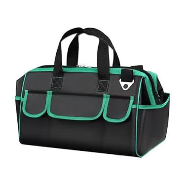 Imagem de Caixa de ferramentas de catraca retrátil, (força de rolamento de carga de 9 kg) 43 x 23 x 28 cm, alças de catraca auto-retráteis resistentes, para caminhões, UTV, motocicleta, transporte e