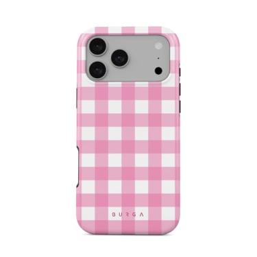Imagem de BURGA Capa de telefone para iPhone 17 Pro Max - bonita, moderna, estética, capa de telefone padrão, proteção rígida - serve para Apple iPhone 17 Pro Max capa para mulheres e homens