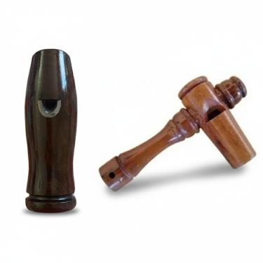 Imagem de Apito Macuco Com Chumbo + Apito Inhambu Modelo 01