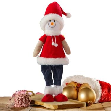 Imagem de Boneca de pelúcia de perna longa de Natal, bonecas de pelúcia de pé de Natal,Boneca de pelúcia com pernas longas em pé | Decoração de pelúcia de aparência vívida para prateleiras, mesa, bandeja em cam